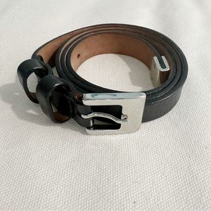 & Other Stories leather belt black